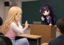 조금만 더 ~해 주세요.のイラスト