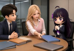 누가 ~ 맡을까요?のイラスト
