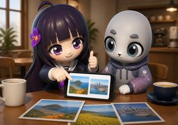 최종 확정은 ~로 할게요.のイラスト