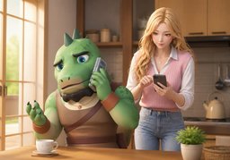 다시 전화해 주시겠어요?のイラスト