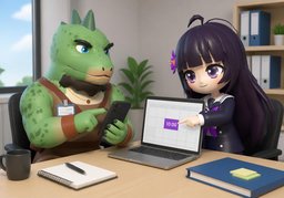 통화 ~ 시간 알려주시겠어요?のイラスト