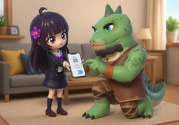 ~ 제한해 주세요.のイラスト