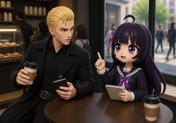 ~ 구두로 설명해 주세요.のイラスト