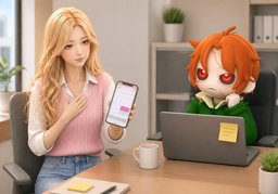 회신이 늦어 죄송합니다.のイラスト
