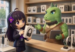 ~에 대해 자세히 알려주시겠어요?のイラスト