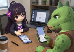 ~으로 회신드리겠습니다.のイラスト