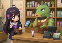 샘플 비용은 ~ 부담하나요?のイラスト