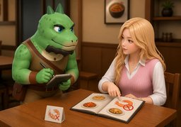 ~ 때문에 못 드시는 음식 있으세요?のイラスト