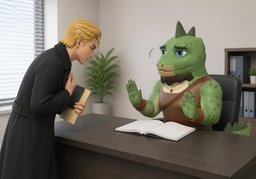 겸업 가능하신가요?のイラスト