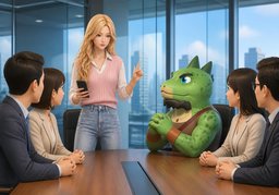 본론으로 들어갈게요.のイラスト