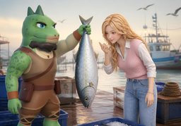 보시다시피.のイラスト