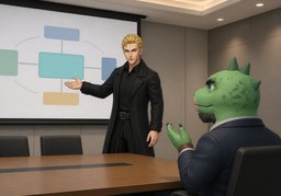 본론으로 돌아가겠습니다.のイラスト