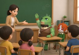 찬성은 손 들어 주세요.のイラスト