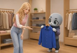 무엇을 찾으세요?のイラスト