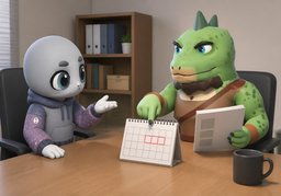 견적은 ~일 내로 드릴게요.のイラスト