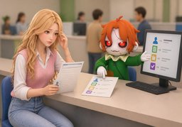 ~ 안내해 드릴게요.のイラスト
