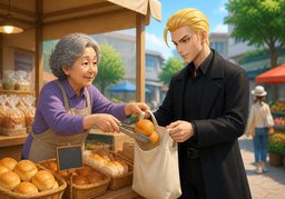 ~ 좀 더 주실래요?のイラスト