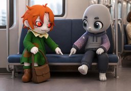 ~ 좌석 아래에 넣어도 될까요?のイラスト