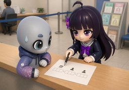 ~ 어떤 형식으로 쓰나요?のイラスト