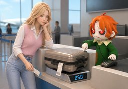 ~kg을 초과했나요?のイラスト