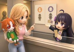어린이 ~ 어떻게 되나요?のイラスト