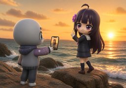 ~ 찍을까요?のイラスト