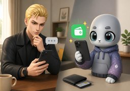 ~로 받으면 언제 입금돼요?のイラスト