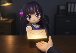 据悉のイラスト