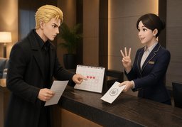 ~일 전까지 취소하면 전액 환불돼요?のイラスト