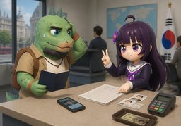 ~ 잃어버리면 어떻게 재발급하나요?のイラスト