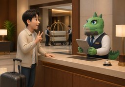 엑스트라 베드 ~개 부탁드려요.のイラスト