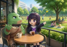 ~에 모이나요?のイラスト