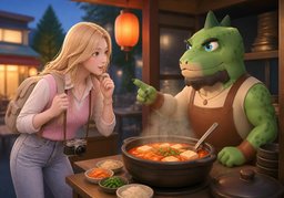 ~ 대표 음식 뭐예요?のイラスト