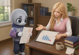 ~ 유급인가요?のイラスト