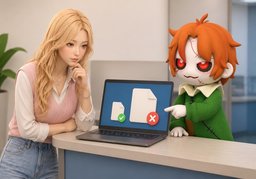 파일 ~ 제한이 있나요?のイラスト