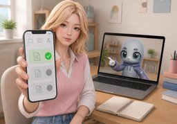 제출 ~ 여부 어디서 확인하나요?のイラスト