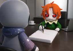 ~에 서명이 필요한가요?のイラスト
