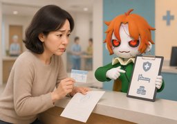 ~ 보험 적용돼요?のイラスト