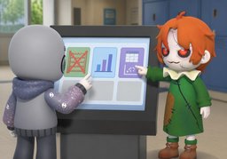 ~ 대신 들을 과목 추천해 주세요.のイラスト