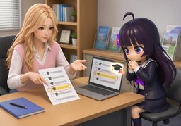 ~ 과목 취소가 졸업 요건에 영향이 있나요?のイラスト