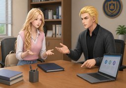 ~ 수강이 장학금에 영향이 있나요?のイラスト