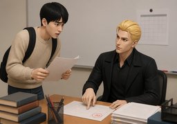~하면 감점되나요?のイラスト