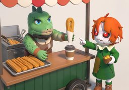 churroのイラスト