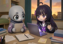 ~ 언제 확인해요?のイラスト
