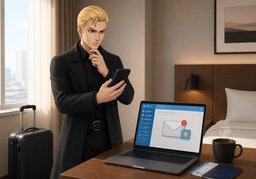 ~ 중 보고 의무가 있나요?のイラスト