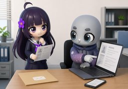~에 대해 조언해 주실 수 있어요?のイラスト