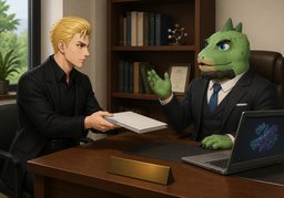 ~에 대해 공동 연구를 제안드려도 될까요?のイラスト
