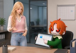 ~ 정해 주실 수 있나요?のイラスト