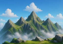 山岭のイラスト