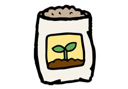 肥料のイラスト